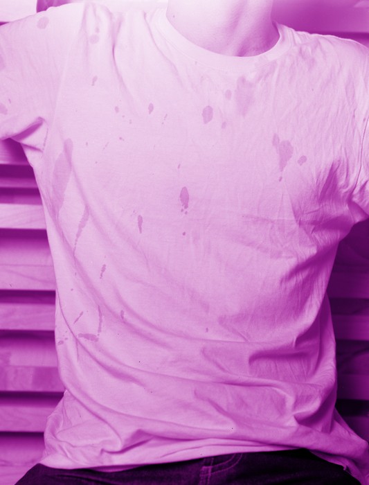 Pierre Seiter, Purple stain, 2018, 97 x 73, 5 cm
